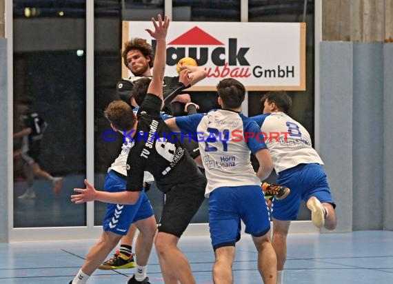 21/22 Handball Bezirksliga 2 Abstiegsrunde TSV Phoenix Steinsfurt vs TV Sinsheim  (© Siegfried)