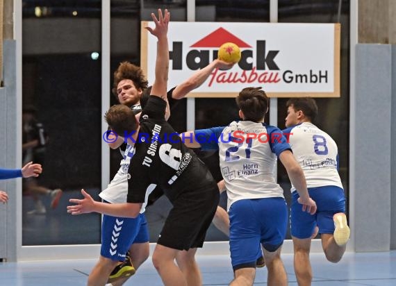 21/22 Handball Bezirksliga 2 Abstiegsrunde TSV Phoenix Steinsfurt vs TV Sinsheim  (© Siegfried)