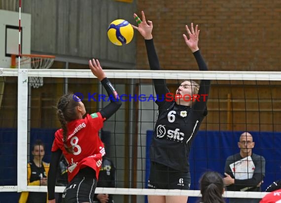 Volleyball Damen 3. Liga Süd SV Sinsheim  vs VC Offenburg 12.02.2022 (© Siegfried Lörz)