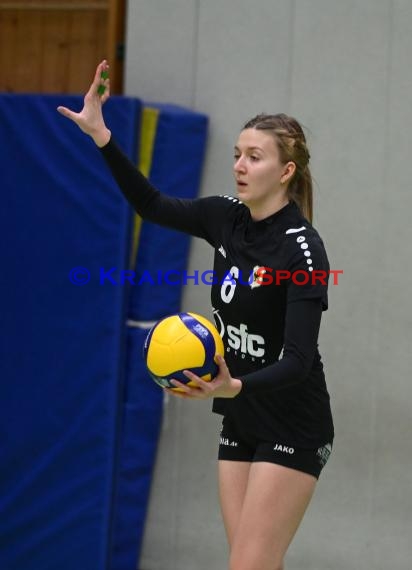 Volleyball Damen 3. Liga Süd SV Sinsheim  vs VC Offenburg 12.02.2022 (© Siegfried Lörz)