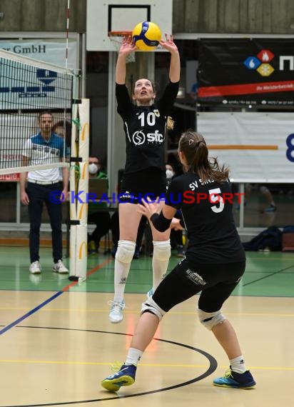 Volleyball Damen 3. Liga Süd SV Sinsheim  vs VC Offenburg 12.02.2022 (© Siegfried Lörz)