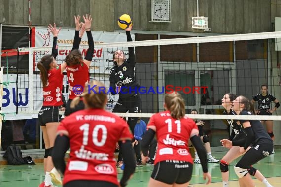 Volleyball Damen 3. Liga Süd SV Sinsheim  vs VC Offenburg 12.02.2022 (© Siegfried Lörz)