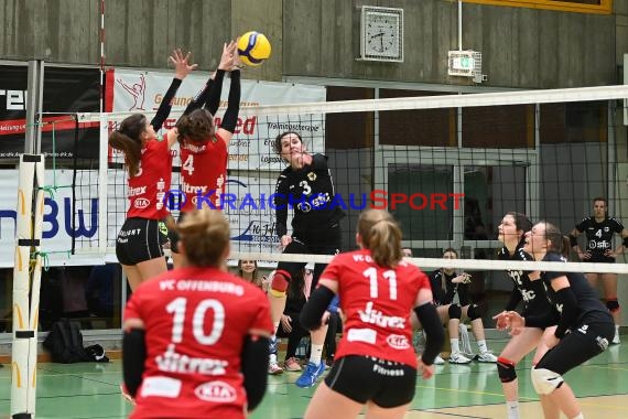 Volleyball Damen 3. Liga Süd SV Sinsheim  vs VC Offenburg 12.02.2022 (© Siegfried Lörz)