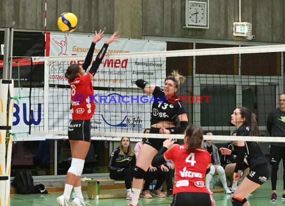 Volleyball Damen 3. Liga Süd SV Sinsheim  vs VC Offenburg 12.02.2022 (© Siegfried Lörz)