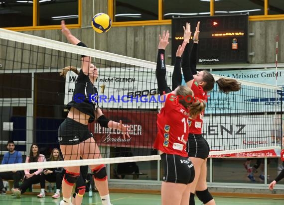 Volleyball Damen 3. Liga Süd SV Sinsheim  vs VC Offenburg 12.02.2022 (© Siegfried Lörz)