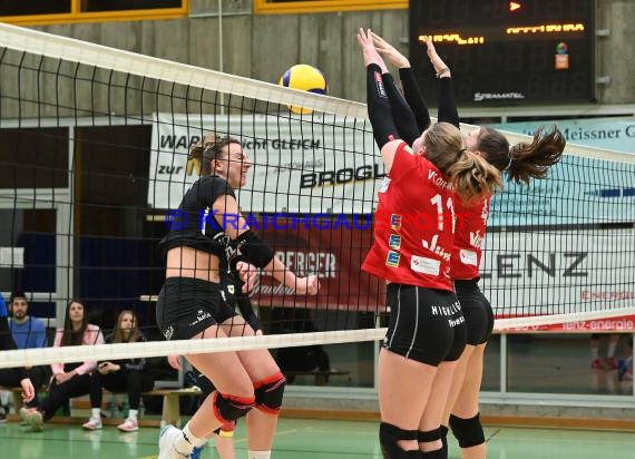 Volleyball Damen 3. Liga Süd SV Sinsheim  vs VC Offenburg 12.02.2022 (© Siegfried Lörz)