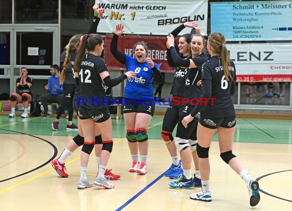 Volleyball Damen 3. Liga Süd SV Sinsheim  vs VC Offenburg 12.02.2022 (© Siegfried Lörz)