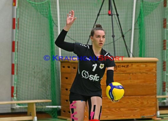 Volleyball Damen 3. Liga Süd SV Sinsheim  vs VC Offenburg 12.02.2022 (© Siegfried Lörz)