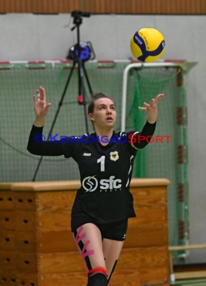 Volleyball Damen 3. Liga Süd SV Sinsheim  vs VC Offenburg 12.02.2022 (© Siegfried Lörz)