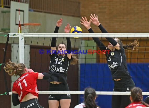 Volleyball Damen 3. Liga Süd SV Sinsheim  vs VC Offenburg 12.02.2022 (© Siegfried Lörz)