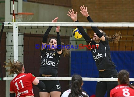 Volleyball Damen 3. Liga Süd SV Sinsheim  vs VC Offenburg 12.02.2022 (© Siegfried Lörz)