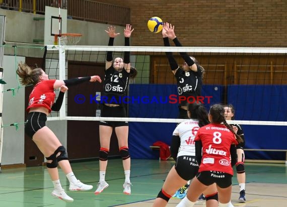 Volleyball Damen 3. Liga Süd SV Sinsheim  vs VC Offenburg 12.02.2022 (© Siegfried Lörz)