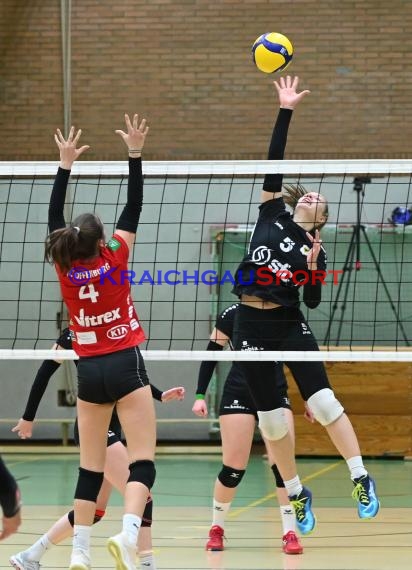 Volleyball Damen 3. Liga Süd SV Sinsheim  vs VC Offenburg 12.02.2022 (© Siegfried Lörz)