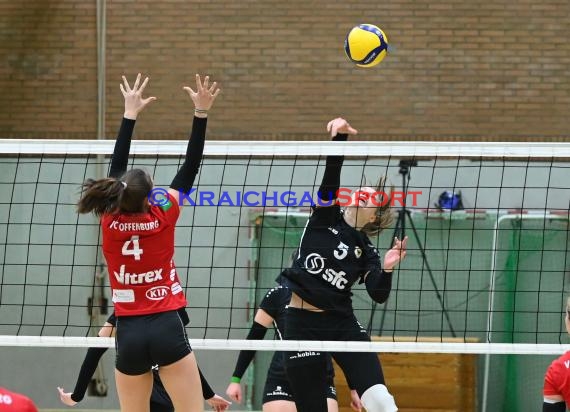 Volleyball Damen 3. Liga Süd SV Sinsheim  vs VC Offenburg 12.02.2022 (© Siegfried Lörz)