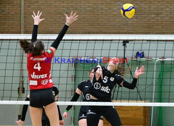 Volleyball Damen 3. Liga Süd SV Sinsheim  vs VC Offenburg 12.02.2022 (© Siegfried Lörz)