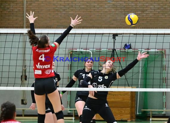 Volleyball Damen 3. Liga Süd SV Sinsheim  vs VC Offenburg 12.02.2022 (© Siegfried Lörz)