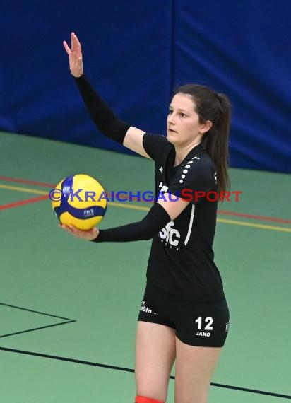 Volleyball Damen 3. Liga Süd SV Sinsheim  vs VC Offenburg 12.02.2022 (© Siegfried Lörz)