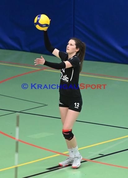 Volleyball Damen 3. Liga Süd SV Sinsheim  vs VC Offenburg 12.02.2022 (© Siegfried Lörz)