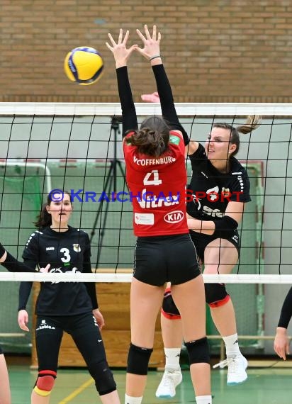 Volleyball Damen 3. Liga Süd SV Sinsheim  vs VC Offenburg 12.02.2022 (© Siegfried Lörz)