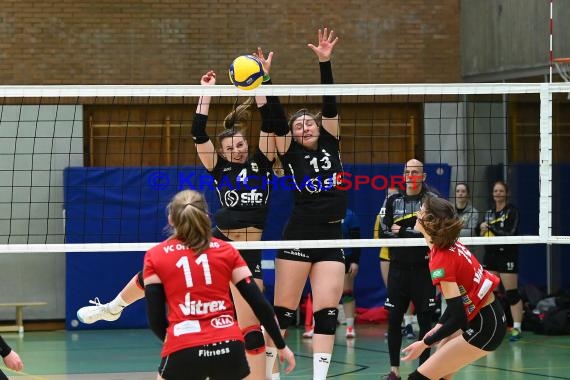 Volleyball Damen 3. Liga Süd SV Sinsheim  vs VC Offenburg 12.02.2022 (© Siegfried Lörz)