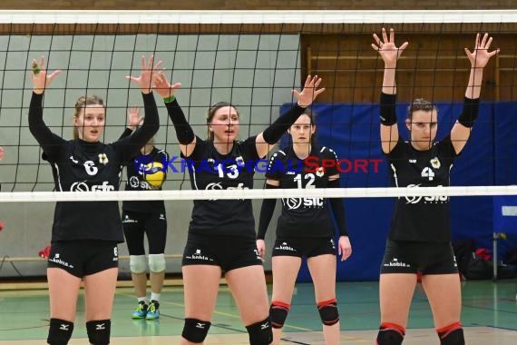 Volleyball Damen 3. Liga Süd SV Sinsheim  vs VC Offenburg 12.02.2022 (© Siegfried Lörz)