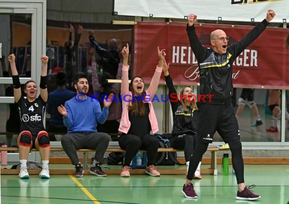 Volleyball Damen 3. Liga Süd SV Sinsheim  vs VC Offenburg 12.02.2022 (© Siegfried Lörz)