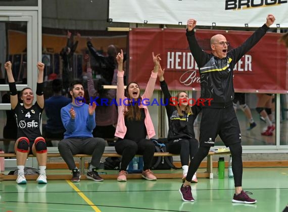 Volleyball Damen 3. Liga Süd SV Sinsheim  vs VC Offenburg 12.02.2022 (© Siegfried Lörz)