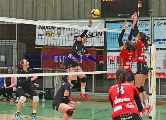 Volleyball Damen 3. Liga Süd SV Sinsheim  vs VC Offenburg 12.02.2022 (© Siegfried Lörz)