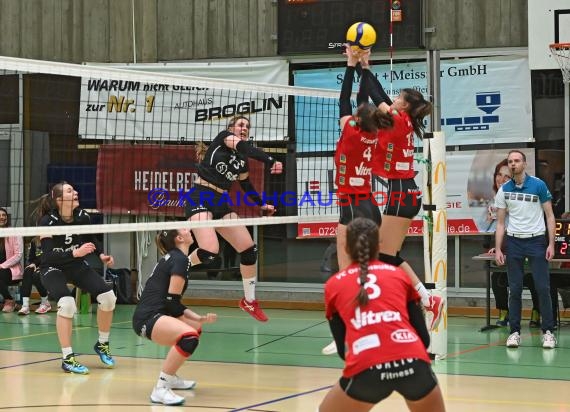 Volleyball Damen 3. Liga Süd SV Sinsheim  vs VC Offenburg 12.02.2022 (© Siegfried Lörz)