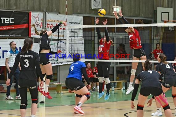 Volleyball Damen 3. Liga Süd SV Sinsheim  vs VC Offenburg 12.02.2022 (© Siegfried Lörz)