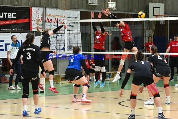 Volleyball Damen 3. Liga Süd SV Sinsheim  vs VC Offenburg 12.02.2022 (© Siegfried Lörz)