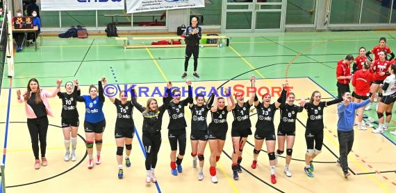 Volleyball Damen 3. Liga Süd SV Sinsheim  vs VC Offenburg 12.02.2022 (© Siegfried Lörz)