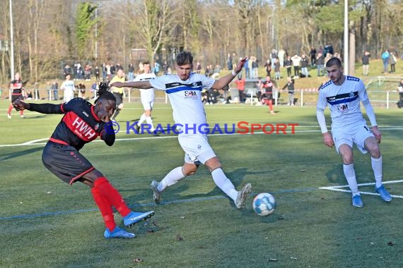 Verbandsliga Nordbaden 21/22 VfB Eppingen vs SV Waldhof-Mannheim-2 (© Siegfried Lörz)