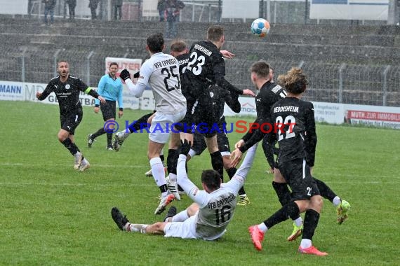 Verbandsliga Nordbaden 21/22 VfB Eppingen vs FV Fortuna Heddesheim (© Siegfried Lörz)