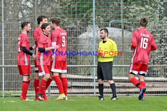 Kreisklasse A Sinsheim 21/22 FC Weiler vs TSV Angelbachtal (© Siegfried Lörz)