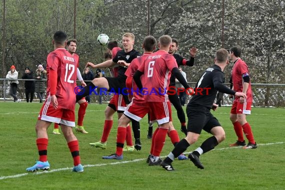 Kreisklasse A Sinsheim 21/22 FC Weiler vs TSV Angelbachtal (© Siegfried Lörz)