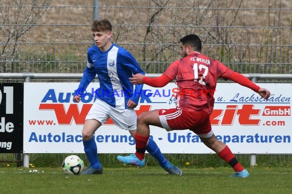 Kreisklasse A Sinsheim 21/22 SV Rohrbach/S vs FC Weiler (© Siegfried Lörz)