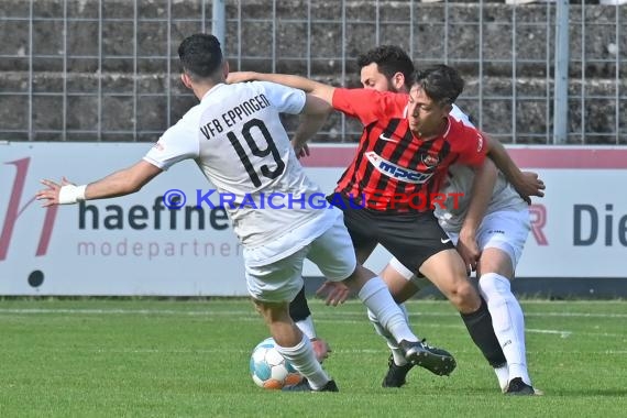 Verbandsliga Nordbaden 21/22 VfB Eppingen vs SpVgg Neckarelz  (© Siegfried Lörz)