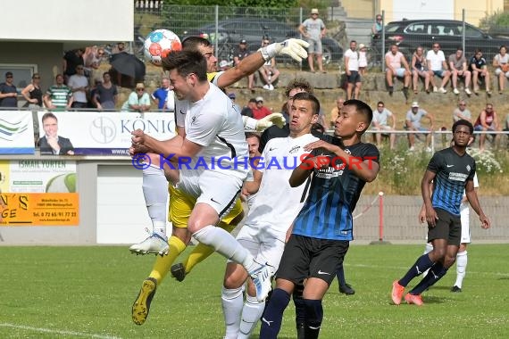 Landesliga RN TSV Kürnbach vs VfB Leimen Finale Relegation 2021/22 in Waldangelloch (© Siegfried Lörz)