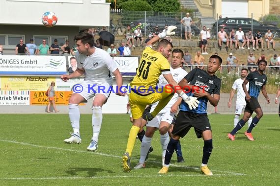 Landesliga RN TSV Kürnbach vs VfB Leimen Finale Relegation 2021/22 in Waldangelloch (© Siegfried Lörz)