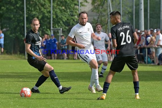 Landesliga RN TSV Kürnbach vs VfB Leimen Finale Relegation 2021/22 in Waldangelloch (© Siegfried Lörz)