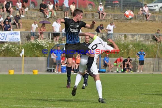 Landesliga RN TSV Kürnbach vs VfB Leimen Finale Relegation 2021/22 in Waldangelloch (© Siegfried Lörz)