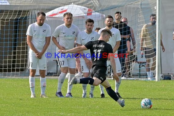 Landesliga RN TSV Kürnbach vs VfB Leimen Finale Relegation 2021/22 in Waldangelloch (© Siegfried Lörz)