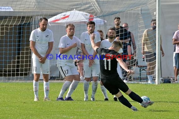 Landesliga RN TSV Kürnbach vs VfB Leimen Finale Relegation 2021/22 in Waldangelloch (© Siegfried Lörz)