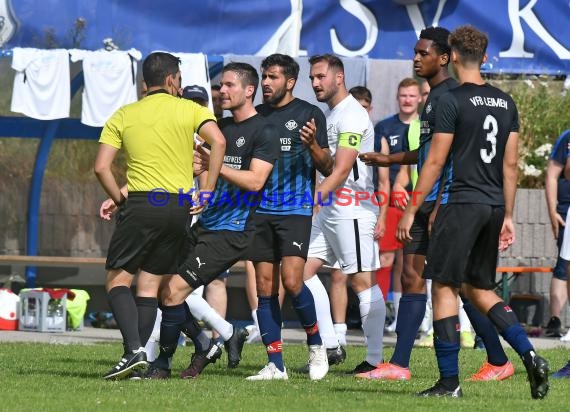 Landesliga RN TSV Kürnbach vs VfB Leimen Finale Relegation 2021/22 in Waldangelloch (© Siegfried Lörz)