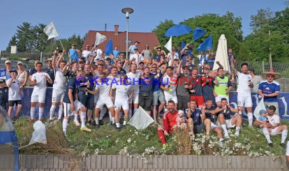 Landesliga RN TSV Kürnbach vs VfB Leimen Finale Relegation 2021/22 in Waldangelloch (© Siegfried Lörz)