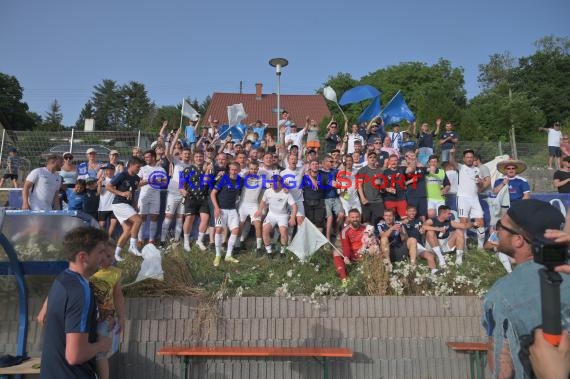 Landesliga RN TSV Kürnbach vs VfB Leimen Finale Relegation 2021/22 in Waldangelloch (© Siegfried Lörz)