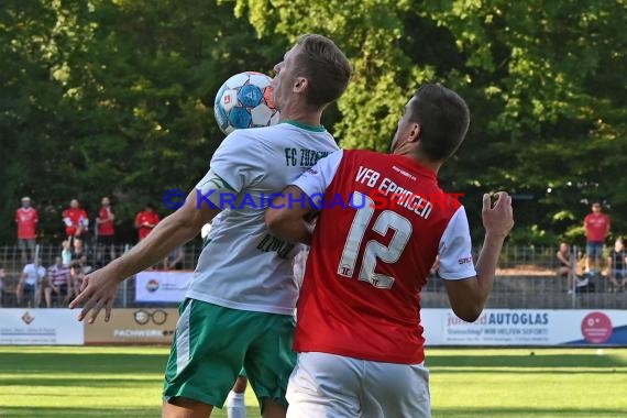 Saison 22/23 Verbandsliga Baden Eröffnungsspiel VfB Eppingen vs FC Zuzenhausen (© Siegfried Lörz)