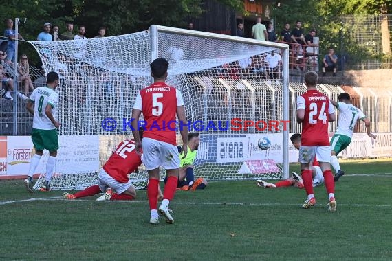 Saison 22/23 Verbandsliga Baden Eröffnungsspiel VfB Eppingen vs FC Zuzenhausen (© Siegfried Lörz)