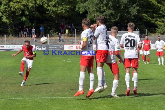 Saison 22/23 Verbandsliga Baden VfB Eppingen vs VfR Mannheim (© Siegfried Lörz)